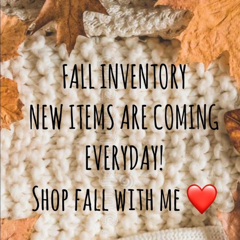 FALL INVENTORY!!!
